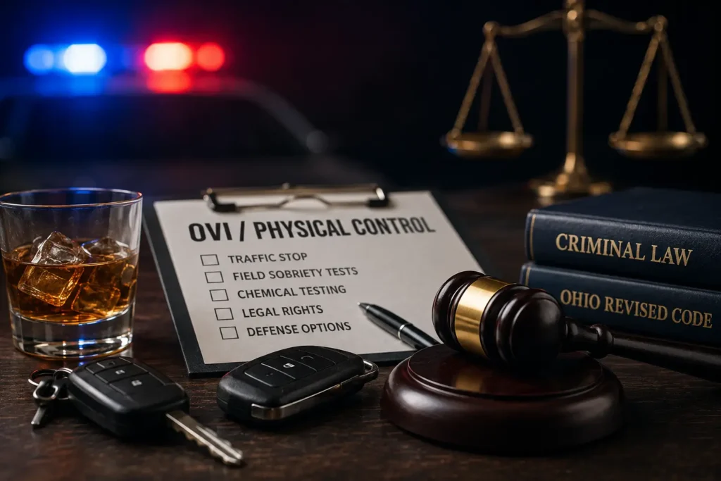 OVI / Physical Control: What You Should Know in Ohio